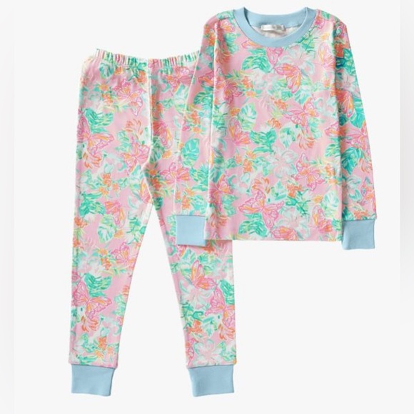 Lilly Pulitzer - Pottery Barn Kids 2T Girls Isle Be Back Pajama Set - Picture 12 of 14